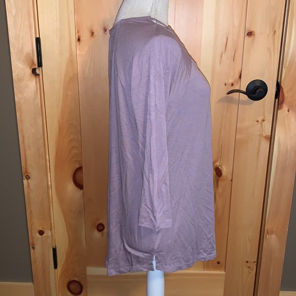 NEW! Maurices Lattice Neck 3/4 Sleeve Top - Picture 3 of 7